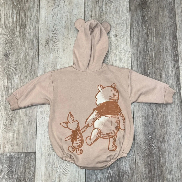 Baby Boys' Winnie the Pooh Sweatshirt Bodysuit - Picture 5 of 6